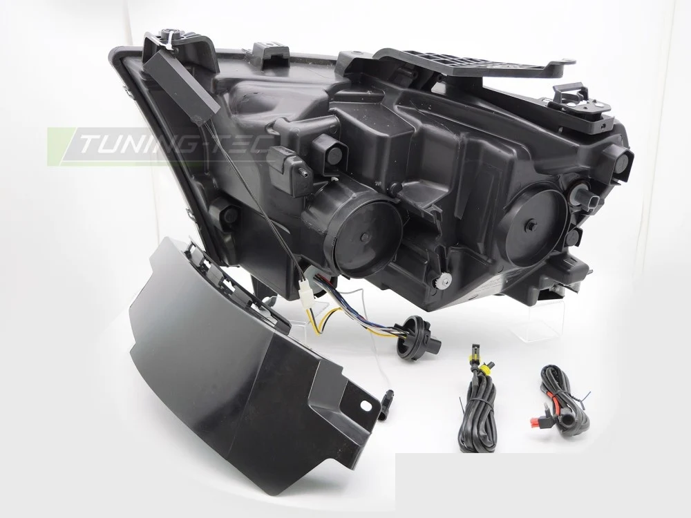 Frontlykter Dodge Ram (2019–2022) Full LED Svart - LPDO47