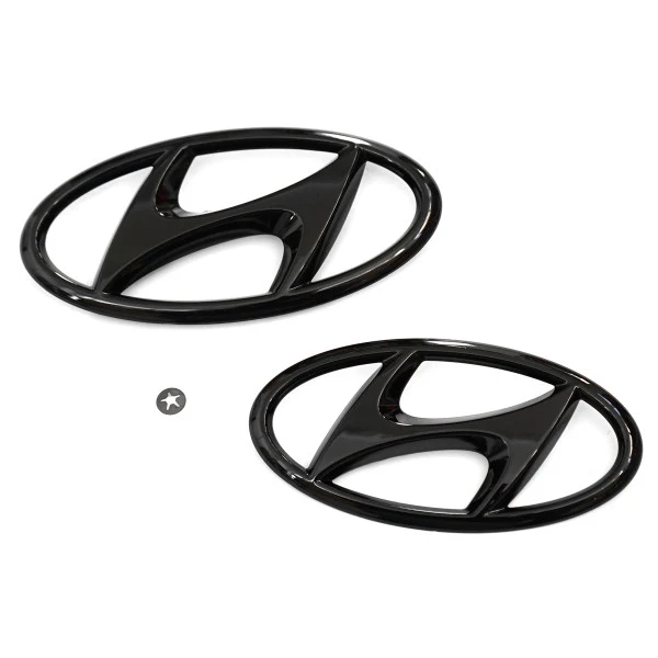 Emblem Hyundai Kona N Black Glossy | Vag