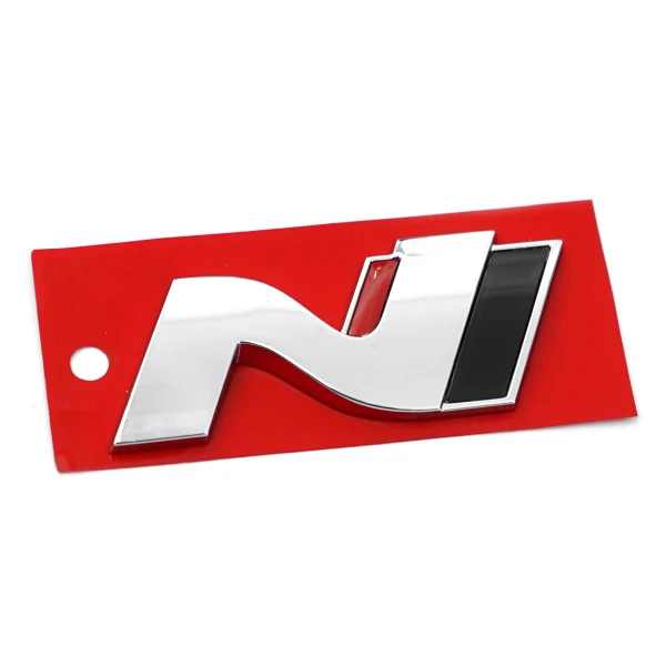 Emblem Hyundai Kona N Chrome / Black / Red | Vag