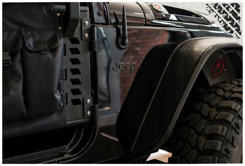 Emblem Jeep Sidemblem Wrangler Black | Ventshield