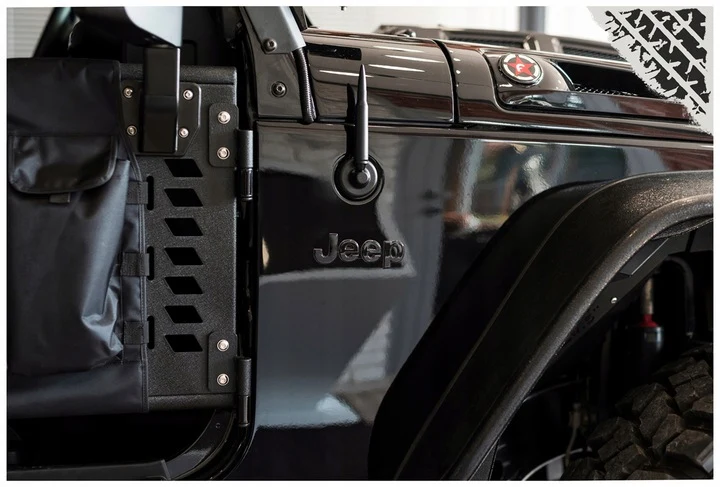 Emblem Jeep Sidemblem Wrangler Black | Ventshield