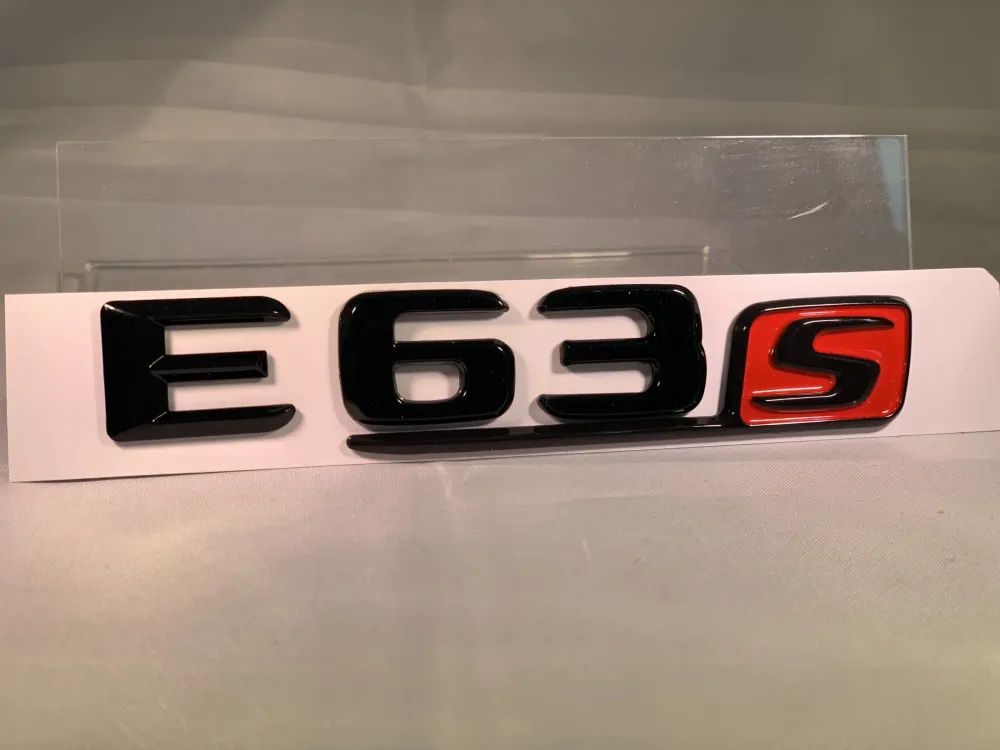 Emblem Mercedes E63S Sport Black Edition