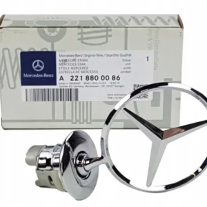 Emblem Mercedes C E S-Klasse W212 S212 W221 stjerne Emblem on hood Panser Genuine | Oem