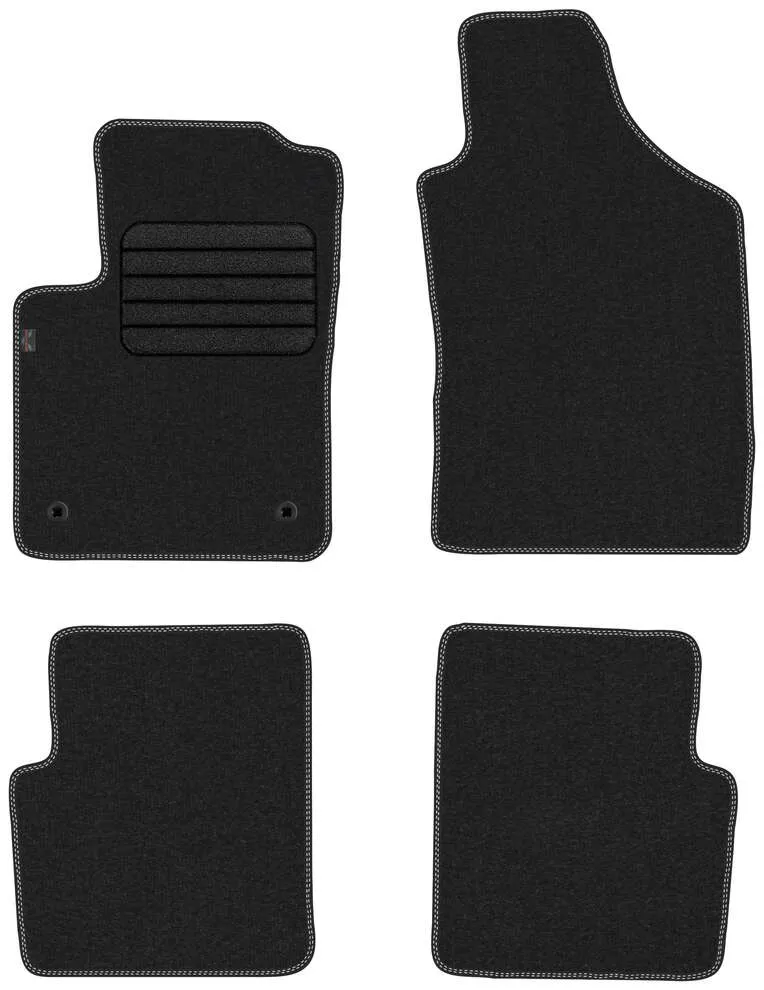 Stoffmatter Fiat 500 (2007-2020) – Premium Stoff - Textil