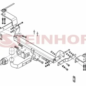 Tilhengerfeste Fiat 500 Cabrio (2007-) – fastmontert | Steinhof