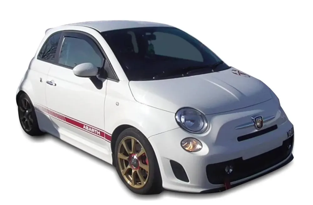 Vindavviser Fiat 500 / 500e – PMMA Plexi | Heko