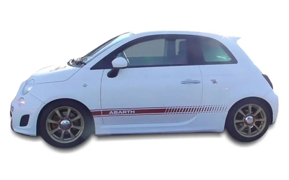 Vindavviser Fiat 500 / 500e – PMMA Plexi | Heko
