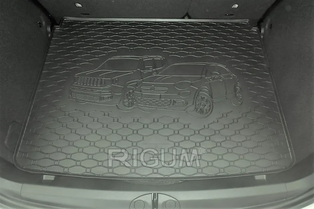 Bagasjeromsmatte Fiat 500X (2014-2024) – Luktfrie Gummi | Rigum