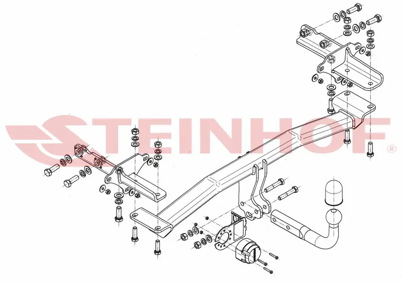 Tilhengerfeste Fiat 500X (2014-2024) – fastmontert | Steinhof