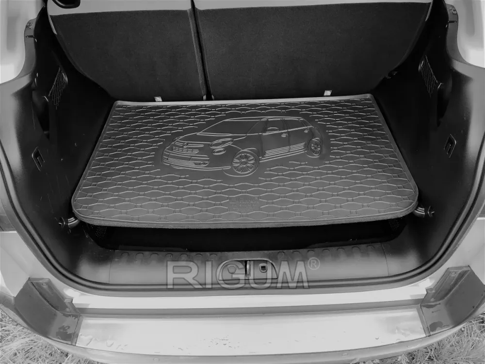Bagasjeromsmatte Fiat 500L (2012-2022) – Luktfrie Gummi | Rigum