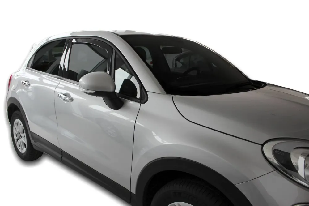 Vindavviser Fiat 500X (2014-2024) – PMMA Plexi | Heko