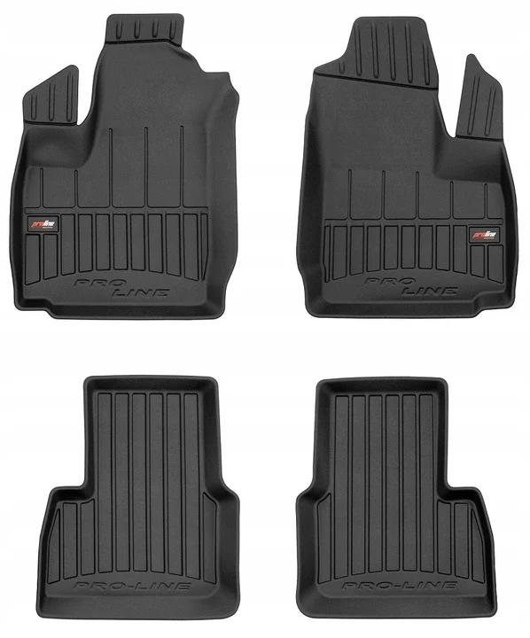Gulvmatter Fiat Doblo I (2000-2010) – 3D Premium med sidekant | Frogum