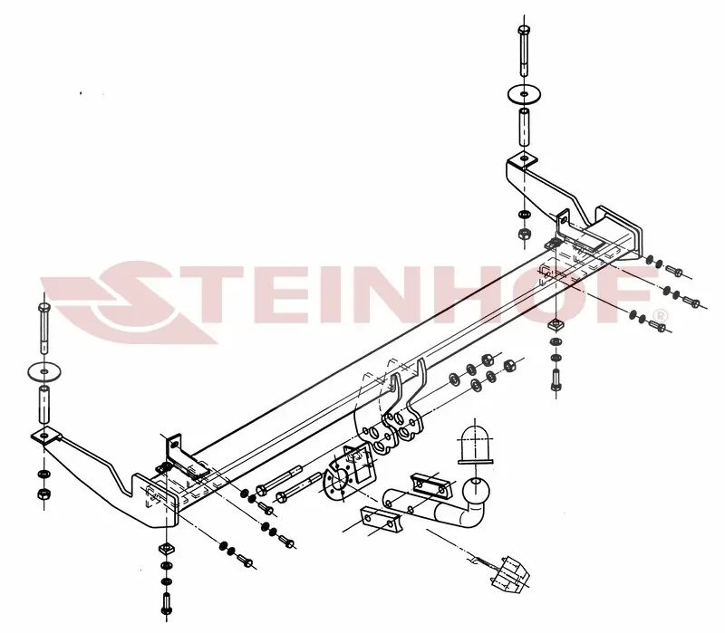 Tilhengerfeste Fiat Doblo (inkl. Cargo Maxi) (2000-2009) – fastmontert | Steinhof