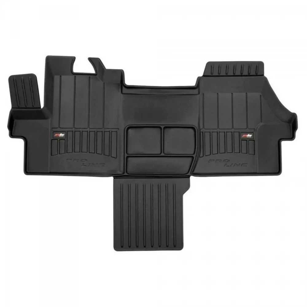 Gulvmatter Fiat Ducato III (2006-2021) – 3D Premium med sidekant | Frogum