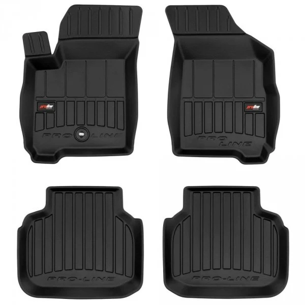 Gulvmatter Fiat Freemont (2011-2015) – 3D Premium med sidekant | Frogum