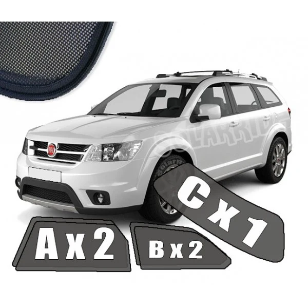 Solskjerm Fiat FREEMONT (2011-2016) (5 stk)