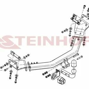 Tilhengerfeste Fiat Freemont (2011-2016) – fastmontert | Steinhof
