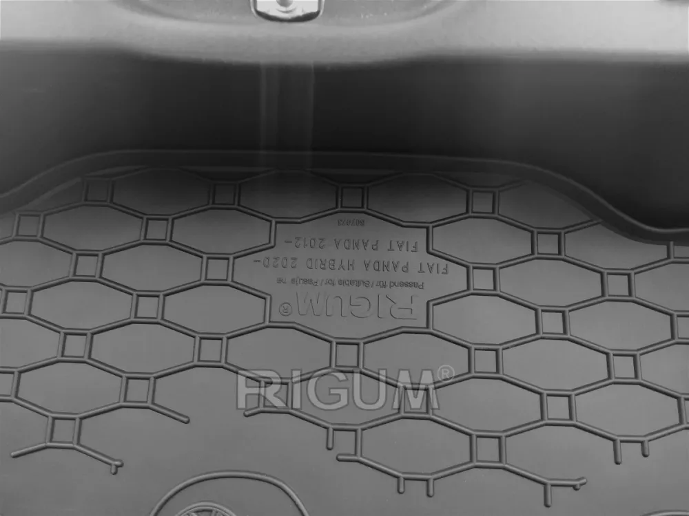 Bagasjeromsmatte Fiat Panda III (2011-2023) – Luktfrie Gummi | Rigum
