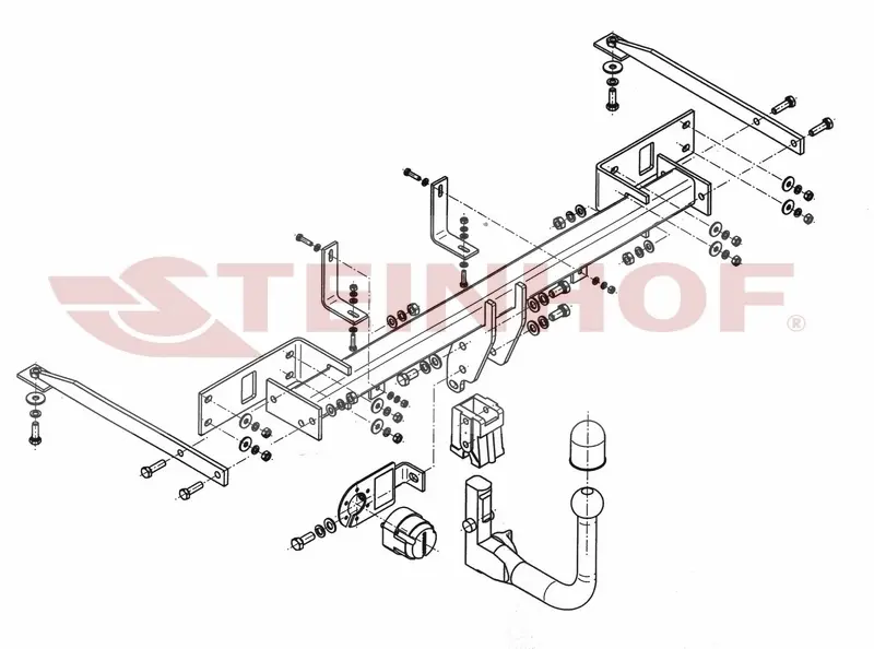 Tilhengerfeste Fiat Panda III (2011-2023) – avtagbart | Steinhof