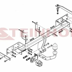 Tilhengerfeste Fiat Panda III (2011-2023) – fastmontert | Steinhof