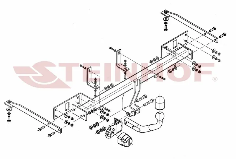 Tilhengerfeste Fiat Panda III (2011-2023) – fastmontert | Steinhof