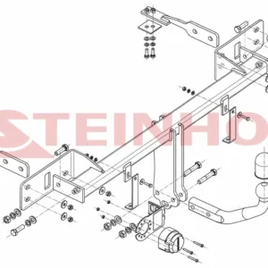 Tilhengerfeste Fiat Panda III 4x4 (4WD) (inkl. Van) (eksl. Cross) (2012-) – fastmontert | Steinhof