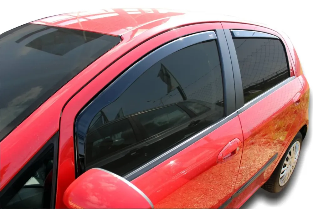 Vindavviser Fiat PUNTO GRANDE /EVO 5-dørs (2006-2012) – PMMA Plexi | Heko