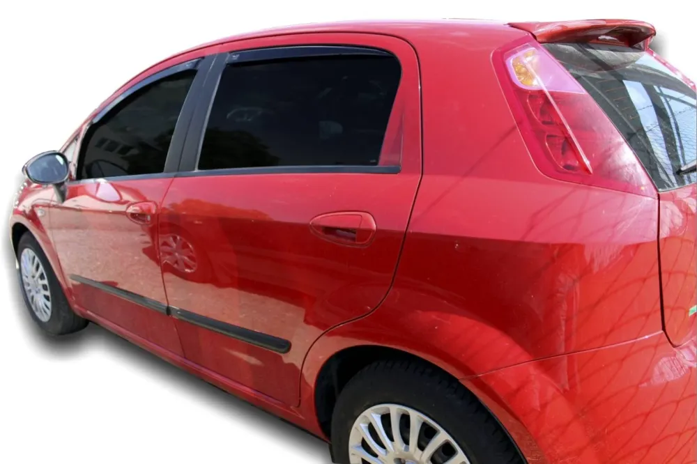 Vindavviser Fiat PUNTO GRANDE /EVO 5-dørs (2006-2012) – PMMA Plexi | Heko
