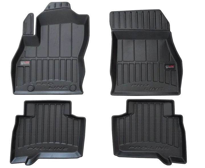 Gulvmatter Fiat Qubo (2009-) – 3D Premium med sidekant | Frogum