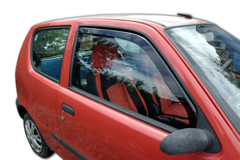 Vindavviser Fiat SEICENTO 3-dørs 1998→ / 600 sett 2 stk. – PMMA Plexi | Heko