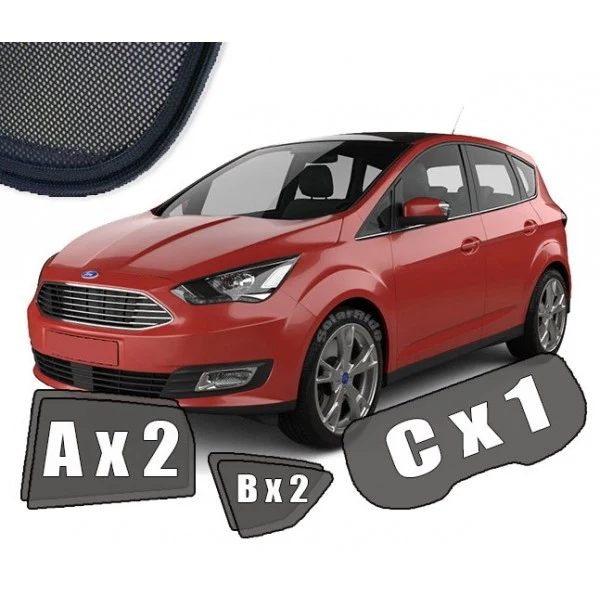 Solskjerm Ford C-Max II (2010-2019) (5 stk)