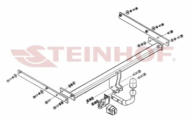 Tilhengerfeste Ford Grand C-Max (2010-) – fastmontert | Steinhof