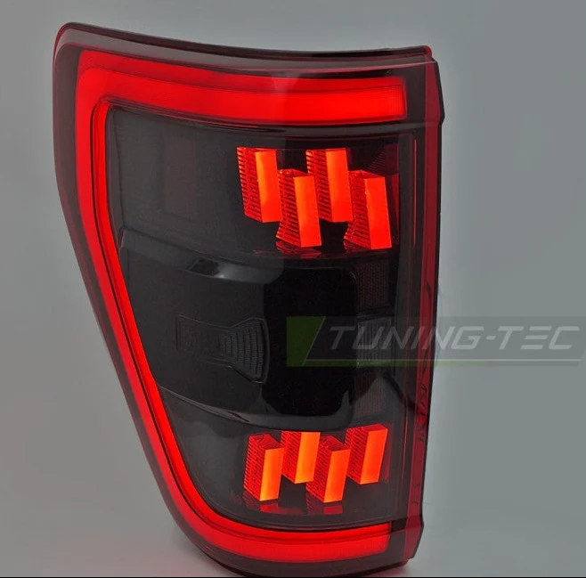 Baklykter Ford F‑150 XIV 2020–2023 Led, rød, sekvensielle blink – LDFOA4