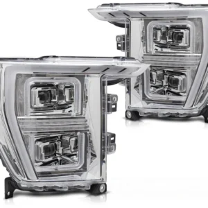 Frontlykter Ford F150 MK14 (2020–2023) LED Tube Light Krom - LPFOC1