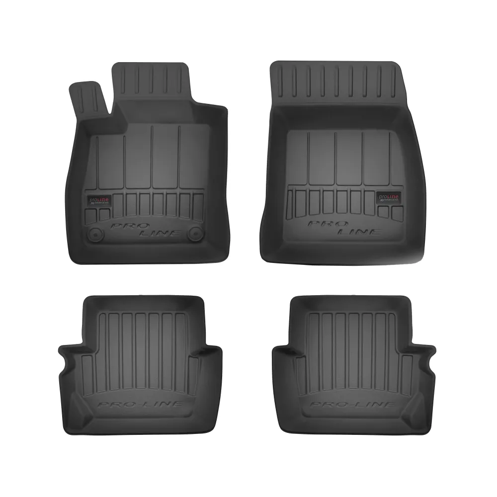 Gulvmatter Ford Fiesta Mk7 (2016-2023) – 3D Premium med sidekant | Frogum