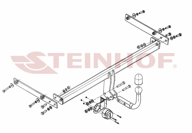 Tilhengerfeste Ford Fiesta Mk6 (2008-2017) – fastmontert | Steinhof