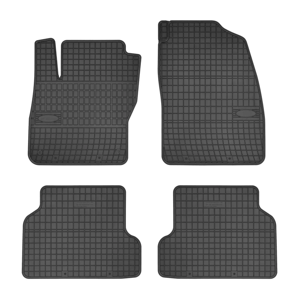 Gulvmatter Ford Focus II (2004-2011) – med sidekant på 1 cm | Frogum