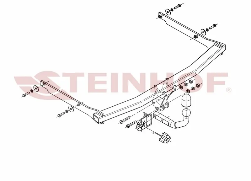 Tilhengerfeste Ford Focus II 3/5D (2004-2011) – fastmontert | Steinhof