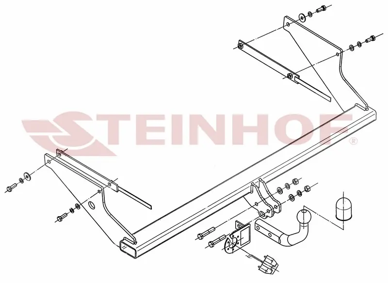 Tilhengerfeste Ford Focus II Stasjonsvogn (2008-2011) – fastmontert | Steinhof