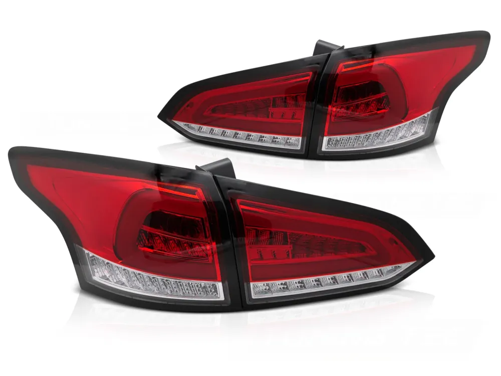 Baklykter Ford Focus MK3 Stasjonsvogn (2011–2018) LED Sekvensiell Rød/Hvit - LDFO81
