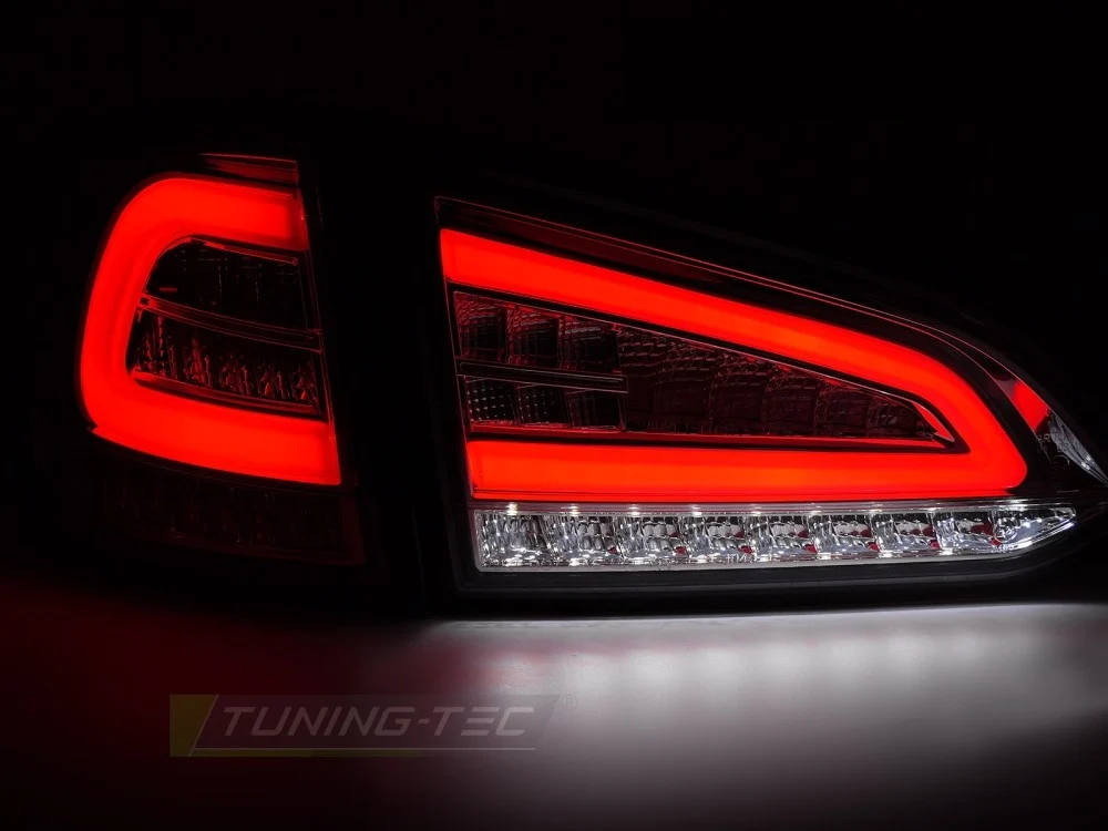 Baklykter Ford Focus MK3 Stasjonsvogn (2011–2018) LED Sekvensiell Rød/Hvit - LDFO81