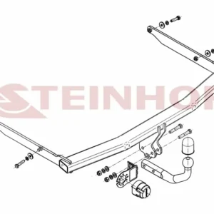 Tilhengerfeste Ford Focus III 4D (2011-2018) – fastmontert | Steinhof