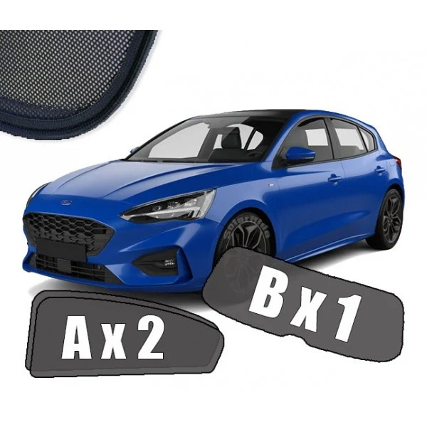 Solskjerm Ford Focus Hatchback IV (2018-) (3 stk)