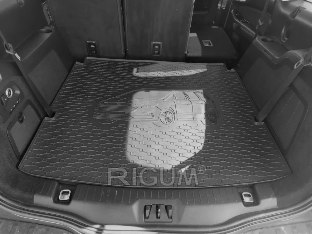 Bagasjeromsmatte Ford Galaxy 5m (2015-) – Luktfrie Gummi | Rigum
