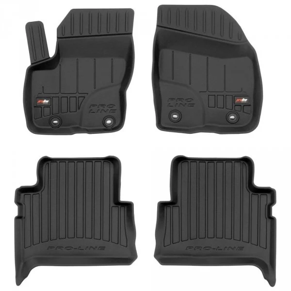 Gulvmatter Ford Kuga I (2008-2013) – 3D Premium med sidekant | Frogum