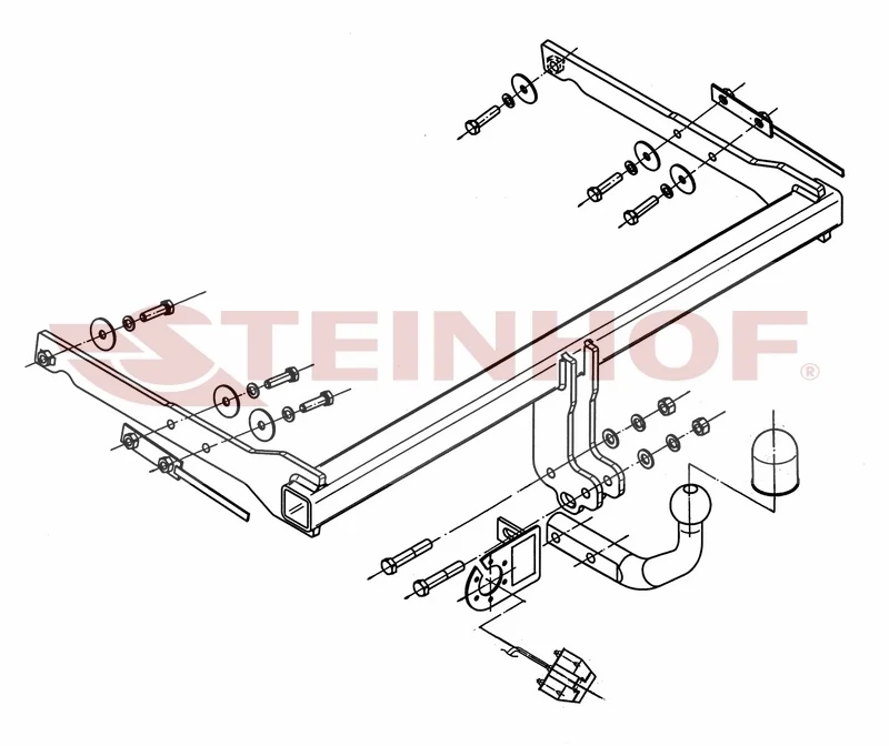 Tilhengerfeste Ford Mondeo IV (2007-2014) – fastmontert | Steinhof