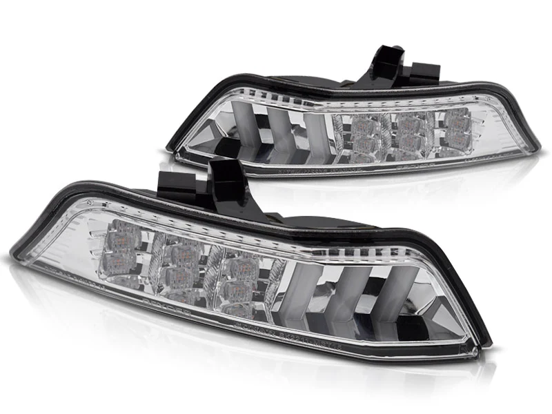 Frontblinklys Ford Mustang (2015–2017) Krom Sekvensiell LED - KPFO04