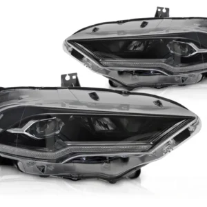Frontlykter Ford Mustang (2018–2021) LED RGB DRL Svart - LPFO96