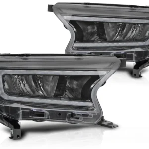 Frontlykter Ford Mustang (2018–2021) LED Svart - LPFO97