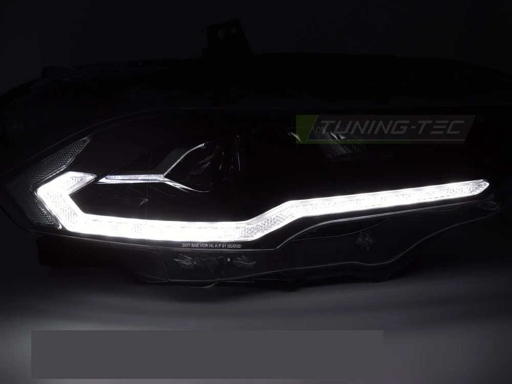 Frontlykter Ford Mustang (2018–2021) LED Svart - LPFO97